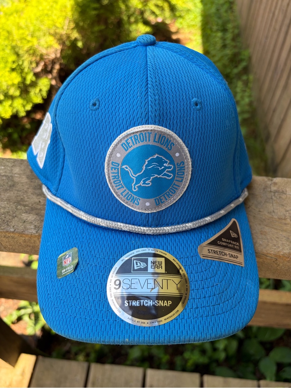 NEW ERA Hat DETROIT LIONS Cap Blue White Red